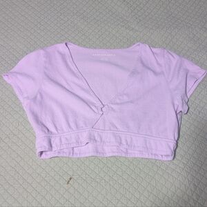 Aerie Lavender Crop Top